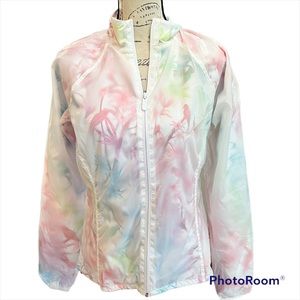 Fila sport Watercolor Orchid Zip Front Performance Jacket